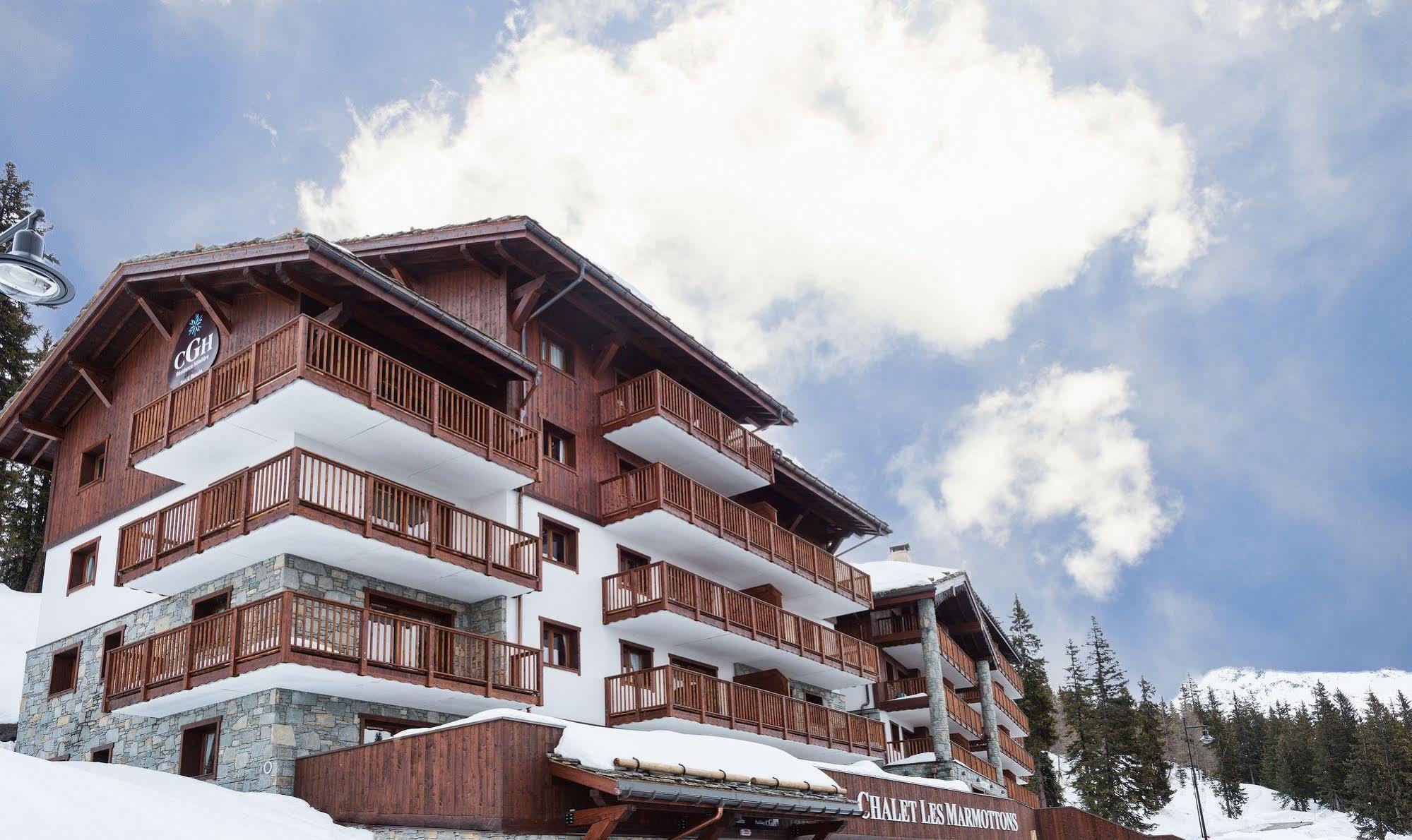 Cgh Residences & Spas Chalet Les Marmottons La Rosiere  Bagian luar foto